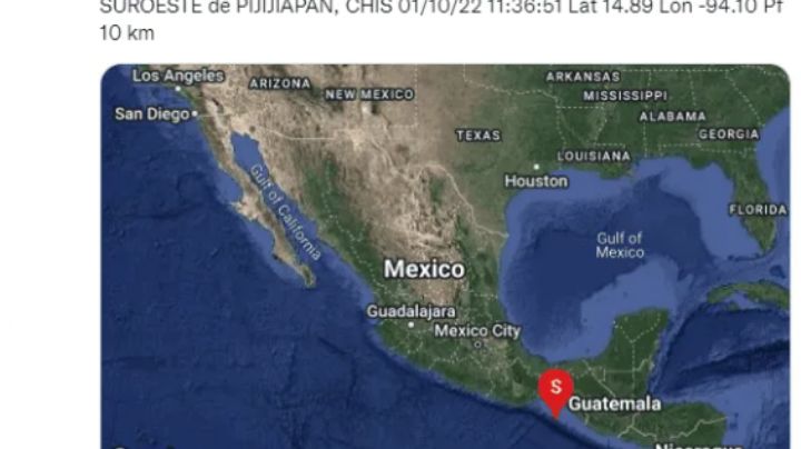 Nuevo sismo de Chiapas se siente este octubre en CDMX