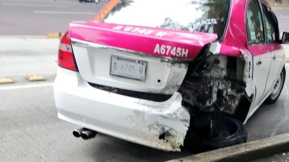 El impacto fue a un taxi luego de que intentara darse a la fuga