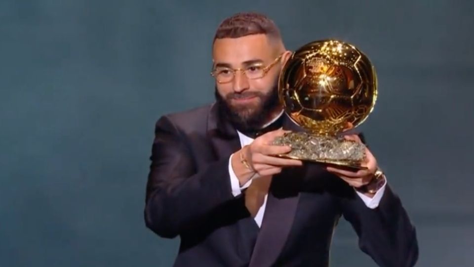 VIDEO Karim Benzema y Alexia Putellas ganan el Balón de Oro 2022. Foto: Marca Claro