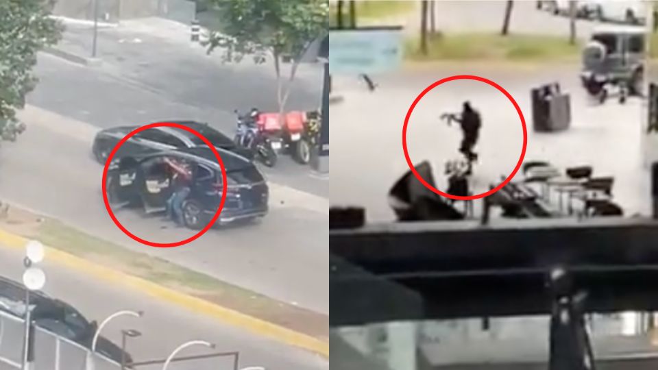 VIDEOS Muere una persona en balacera de centro comercial en Guadalajara. Foto: Capturas