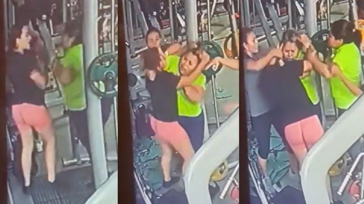 VIDEO Mujeres pelean por una máquina de pesas en gimnasio de Guatemala