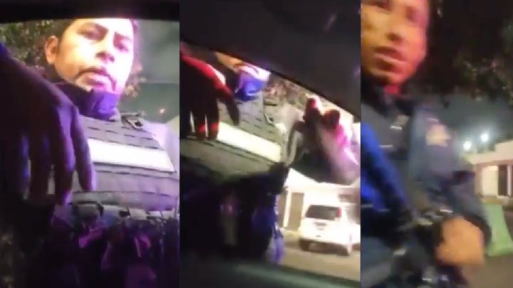 VIDEO Arrestan a policías por golpear y echar gas a conductor en Naucalpan