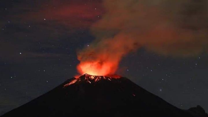 VIDEO Registran fuerte EXPLOSIÓN de Volcán Popocatépetl, piden no acercarse