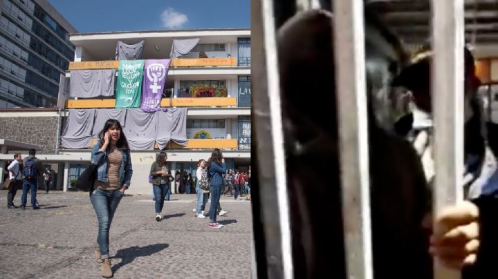 VIDEO Encapuchados toman la Facultad de Filosofía de la UNAM