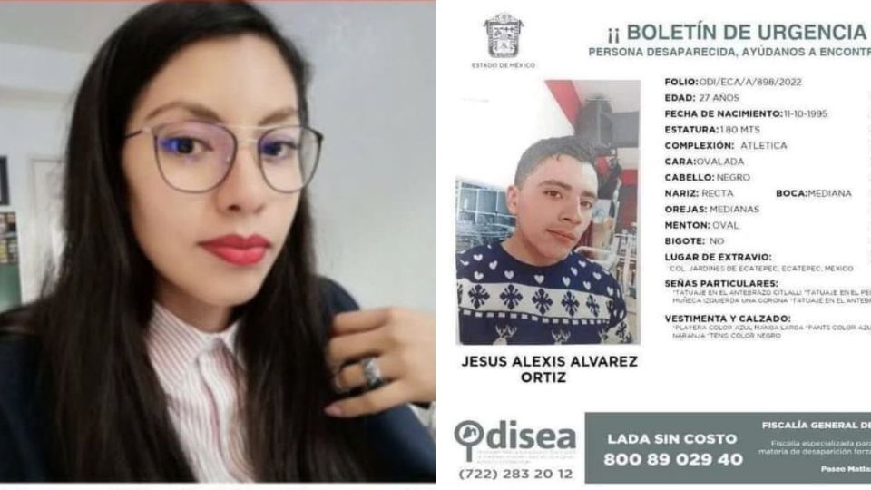 El joven, pareja de la maestra asesinada, desapareció y emitieron ficha de búsqueda