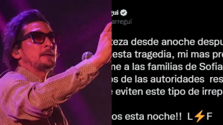 León Larregui homenajea así a mujeres que murieron al caer a coladera