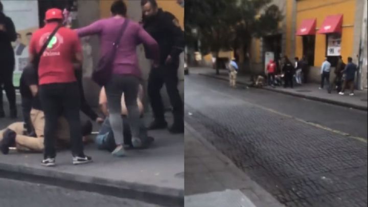 Por robo lesionaron a 3 en Centro Histórico de CDMX