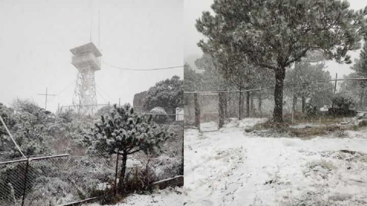 ¡Blanca navidad! Hubo nieve en tres alcaldías