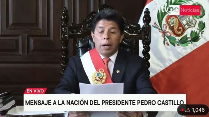 ¿Golpe de Estado en Perú? Apresan al presidente Pedro Castillo