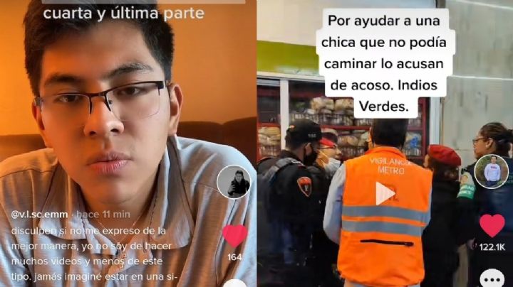 VIDEO Policías agreden a joven por ayudar a mujer en Metro Indios Verdes