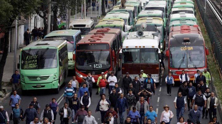 Estas son las 7 avenidas cerradas por el mega BLOQUEO de transportistas en CDMX