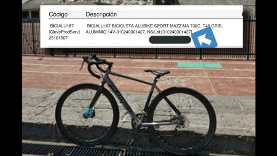 La bicicleta fue robada en CDMX con un nuevo protocolo