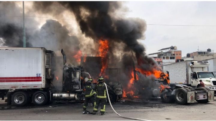 Central de abastos sufre incendio en CDMX