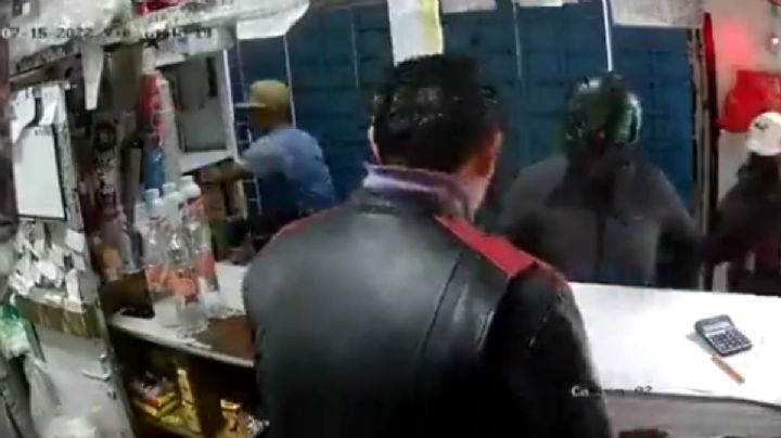 VIDEO Así extorsionaron a un local en la alcaldía Venustiano Carranza