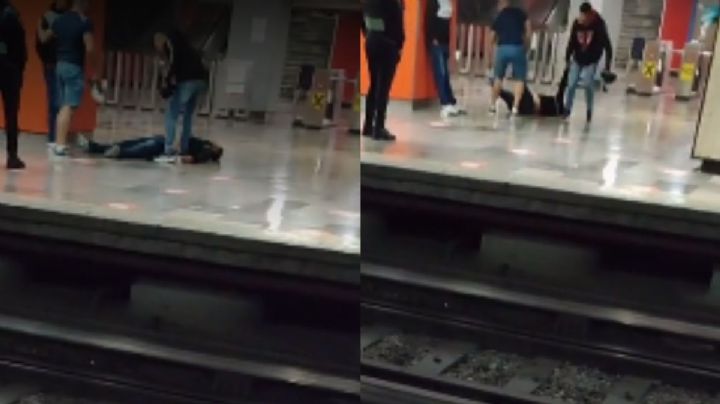 VIDEO: Estos son amigos de verdad llevando a su amigo ebrio en Metro de la CDMX