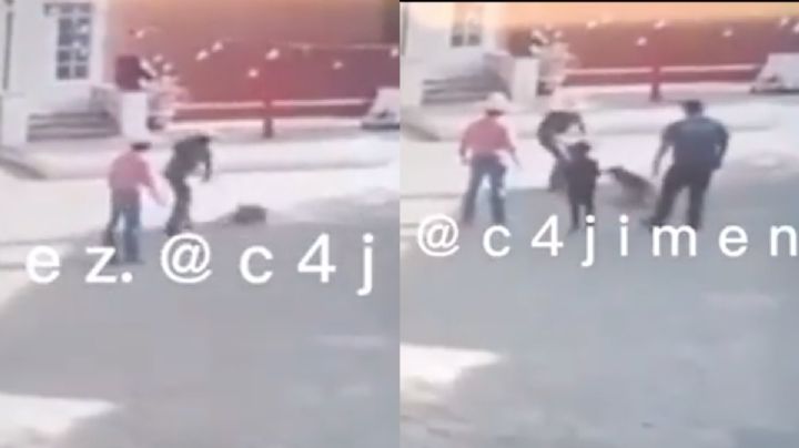 VIDEO Charros amarran y golpean a un perro en la Gustavo A Madero