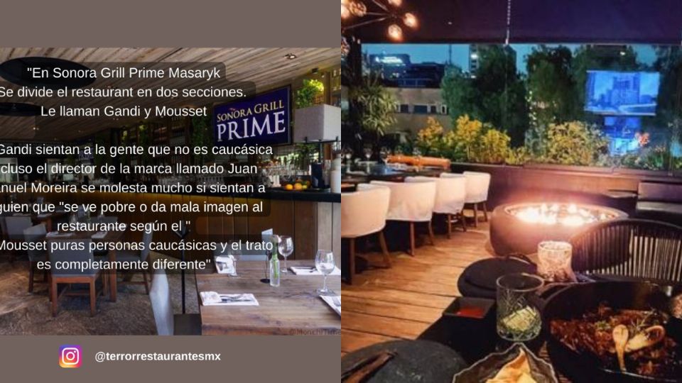 Este restaurante en CDMX acomoda a las personas por tono de piel en dos zonas llamadas Gandhi y Mousset