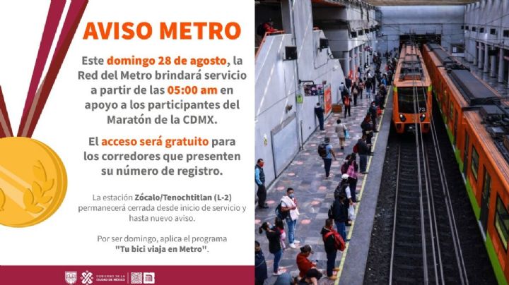 ¿Por qué será gratuito el Metro CDMX en Domingo?