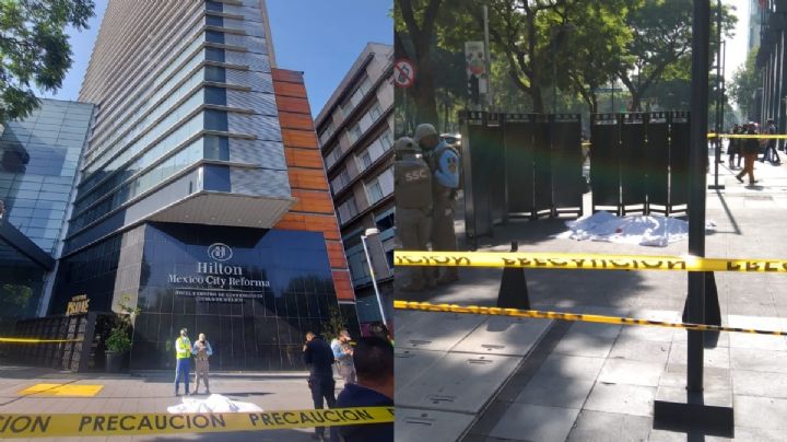 SUICIDO Hombre se avienta del Hotel Hilton en la Alameda Central