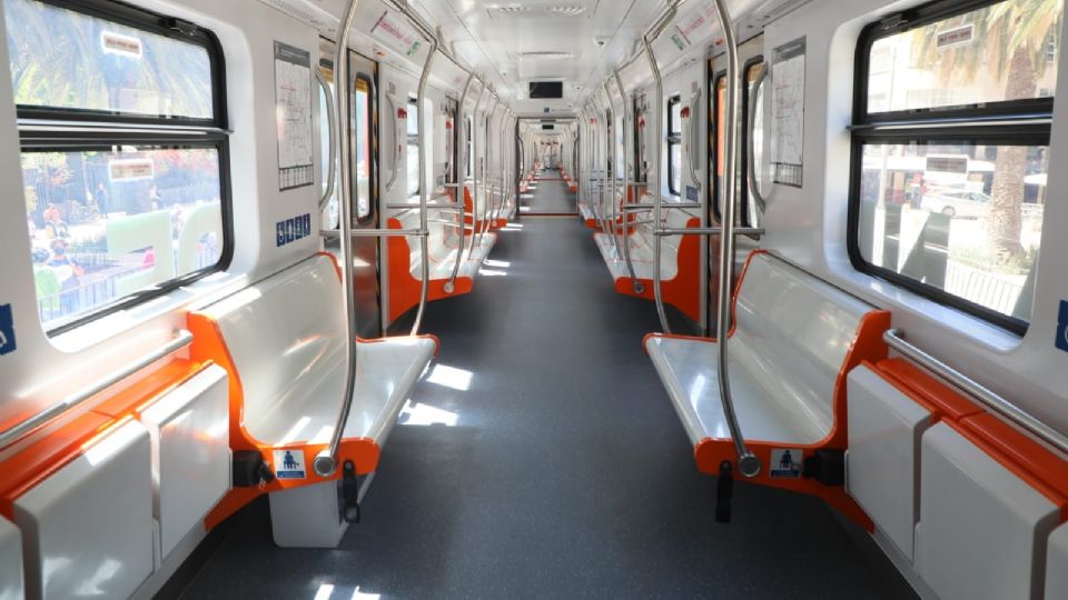 Nuevo tren de la Línea 1 del Metro CDMX. Foto: Claudia Sheinbaum