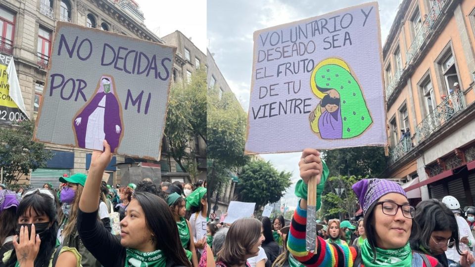 VIDEOS Marcha por el Aborto Legal y Seguro CDMX 2022. Foto: Ana Jengibre (@AkulkaN) Animal MX