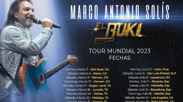 Marco Antonio Solis visitará estas ciudades con su gira