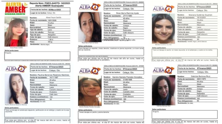 Encuentran a 6 mujeres desaparecidas en Celaya