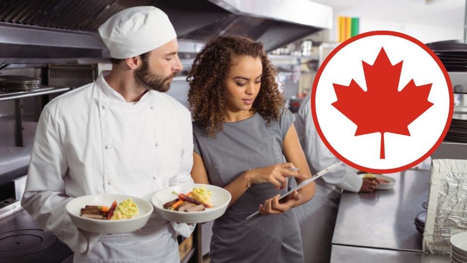 Trabaja en Canadá: Ofrecen 47 mil pesos como gerente de alimentos y bebidas