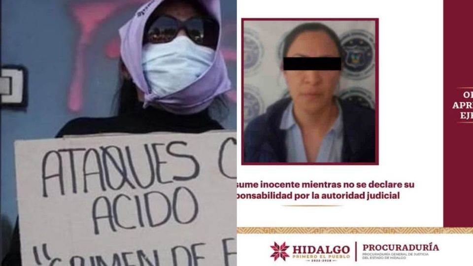 La PGJEH identificó que fue una mujer quien planeó que un hombre le lanzara ácido a otra en la calle de Pachuca

