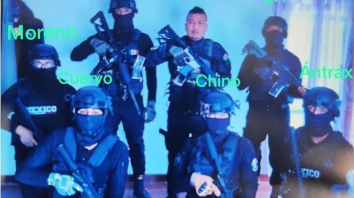 Filtran foto de célula del CJNG que mató policías en CDMX