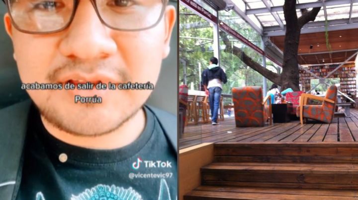 CDMX: Joven denuncia discriminación en cafetería Porrúa de Bosque de Chapultepec