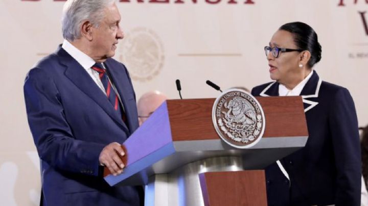 AMLO resalta la labor de Rosa Icela Rodríguez en materia de seguridad