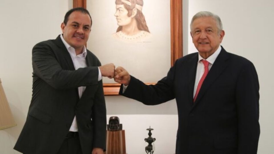 El presidente señaló que Cuauhtémoc Blanco es incluso mejor que el exgobernador de Morelos, Graco Ramírez.
